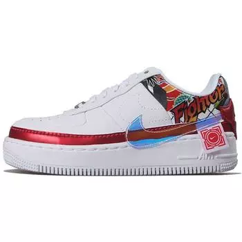 Nike Air Force 1 Jester XX FIBA 2019 Эксклюзивные китайские женские кроссовки Белые разноцветные Ember-Glow CK5738-191