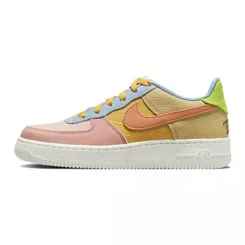 Nike Air Force 1 Low 07 LV8 Next Nature GS Sun Club — Разноцветные кроссовки Multi-Color Sanded-Gold Wheatgrass DM0984-700 37.5