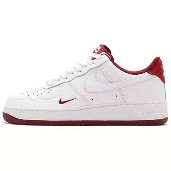 Nike Air Force 1 Low 07 LV8 White Team Red Мужские кроссовки HM9483-100 42