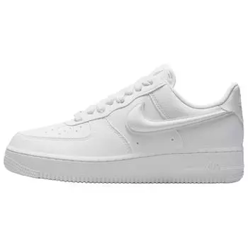 Nike Air Force 1 Low 07 Next Nature Triple White Bulbous Swoosh (Женский) Мужские кроссовки HF2014-100 36