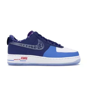 Nike Air Force 1 Low Doernbecher 2018 Женские кроссовки Синие Deep-Royal-Blue Clear-Light-Photo-Blue-White-University-Red BV7165-400