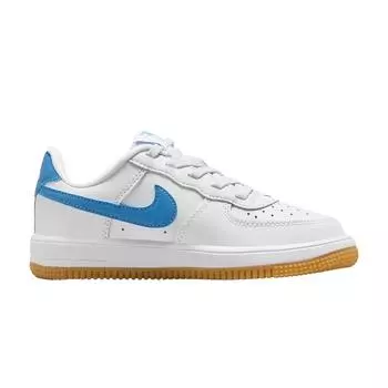 Nike Air Force 1 Low EasyOn White Gum Светло-коричневый Синий Beyond (PS) Детские кроссовки FN0237-115 26