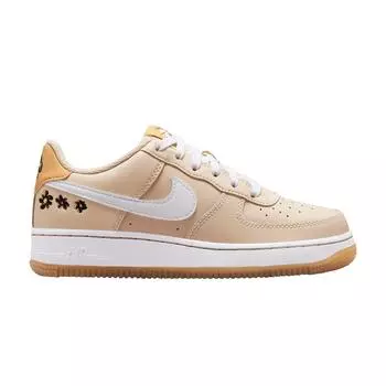 Nike Детские кроссовки Air Force 1 Low GS Powered by Flowers Светло-коричневые Sanddrift Twine FZ1615-100 40