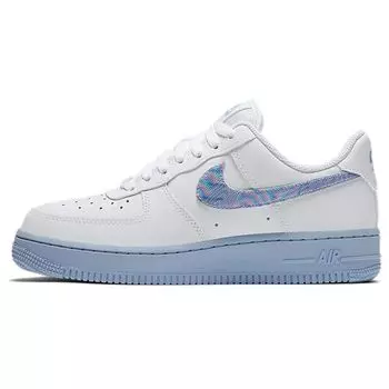 Nike Air Force 1 Low Hydrogen Blue Женские кроссовки White Laser-Blue CZ0377-100