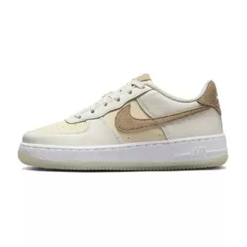 Nike Air Force 1 Low LV8 5 Sail Coconut Milk White Khaki (GS) Детские кроссовки HF5349-100 36.5