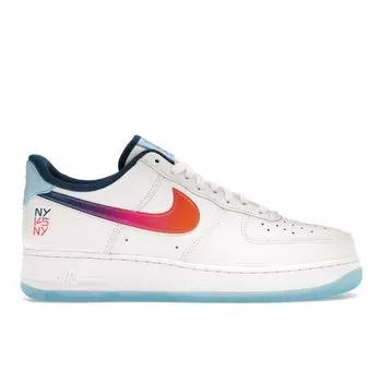 Nike Air Force 1 Low NY против. NY 2024 Мужские кроссовки Бело-Синий Гипер-Розовый HF4833-100 41