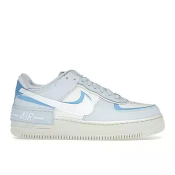 Nike Air Force 1 Low Shadow Blue Tint University Blue (Женский) Женские кроссовки Белый-Университетский-Синий-Парус DZ1847-400 36