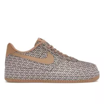 Nike Air Force 1 LX United in Victory — женские кроссовки из конопли Tan Black Summit-White DZ2789-200 35.5