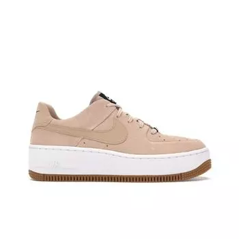 Nike Air Force 1 Sage Low Bio Бежевые женские кроссовки Tan Black White AR5339-203