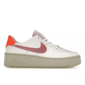 Nike Air Force 1 Sage Low White Pink Женские кроссовки Digital-Pink Pink-Foam CV3036-100