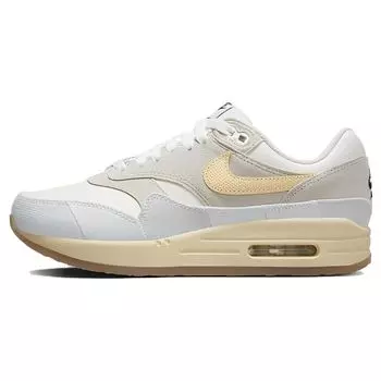 Nike Air Max 1 87 Crepe - Light Bone Женские кроссовки кремовые бледно-ванильные с парусом FJ4735-001 36