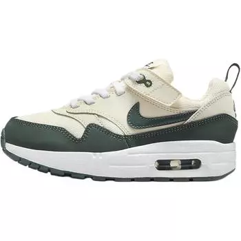 Nike Air Max 1 EasyOn Pale Ivory White Bicoastal Vintage Green (PS) Детские кроссовки DZ3308-107 28