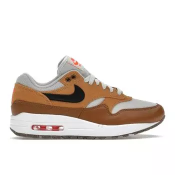 Кроссовки Nike Air Max 1 Essential Flax British Tan мужские светло-коричневые черные FZ5808-004 41