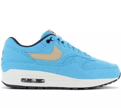 Nike Air Max 1 Premium - Вельвет - Мужские кроссовки синие FB8915-400 ORIGINAL EU 40.5 US 7.5 синий