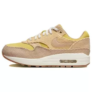 Кроссовки женские Nike Air Max 1 SE Buff Gold Corduroy Yellow Hemp Sesame FB8451-700 35.5