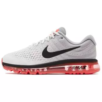 Nike Air Max 2017 Wolf Grey Hot Punch Мужские кроссовки Белый Черный 849559-106 45