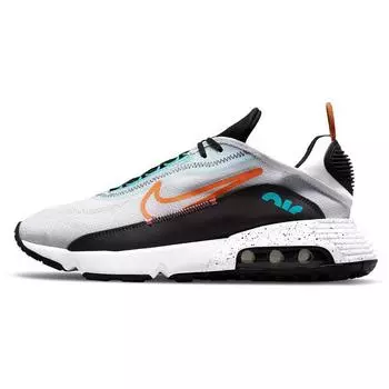 Мужские кроссовки Nike Air Max 2090 Белый Дерновый Оранжевый С крапинками Черный Аквамарин CZ1708-100 42
