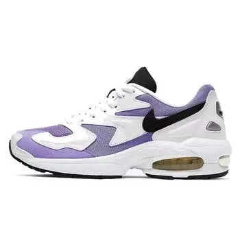 Nike Air Max 2 Light White Violet Женские кроссовки Purple Medium-Violet-Orange-Pulse-Black AO3195-100