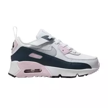 Nike Air Max 90 EasyOn PS Pink Foam Armory Navy Детские кроссовки Белый Волк-Серый HF6357-104 31