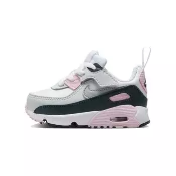 Nike Air Max 90 EasyOn TD Pink Foam Armory Navy Детские кроссовки Белый Волк-Серый HF6359-104 23.5