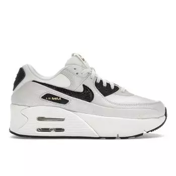 Nike Air Max 90 LV8 Белый Металлик Золотистый Черный Женские Кроссовки Team-Red HQ3497-100 38