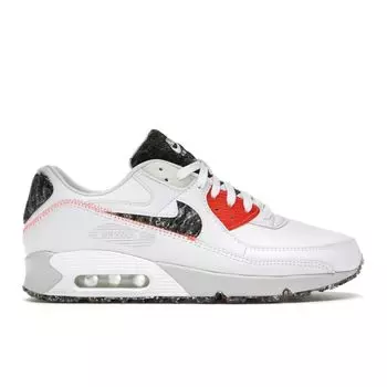 Nike Air Max 90 M2Z2 Recycled Wool Pack — мужские кроссовки White Photon Dust Ярко-Малиновые DD0383-100 41