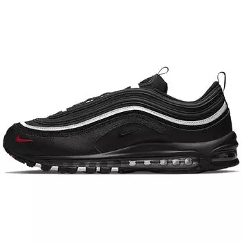 Nike Air Max 97 Черные спортивные красные мужские кроссовки белые DH1083-001 44.5
