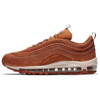Nike Air Max 97 SE Dark Russet Женские кроссовки Orange Particle-Beige-Metallic-Tawny AV8198-201
