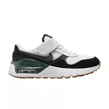 Nike Air Max SYSTM PS белые черные винтажные зеленые детские кроссовки Barely-Volt DQ0285-115 29.5