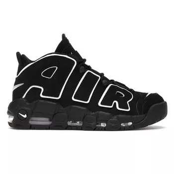 Nike Air More Uptempo Черный Белый (2016/2020) Мужские кроссовки 414962-002 42.5