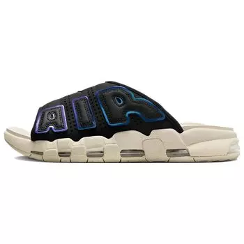 Nike Air More Uptempo Slide Black Sanddrift Переливающиеся мужские кроссовки Разноцветные прозрачные FB7802-001 41