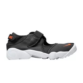 Nike Air Rift Breathe Black Rush Orange Женские кроссовки белые DN1338-001
