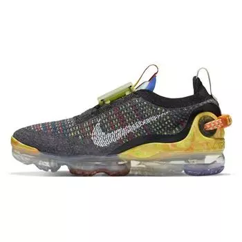 Nike Air VaporMax 2020 Flyknit Iron Grey женские кроссовки белые многоцветные CJ6741-002