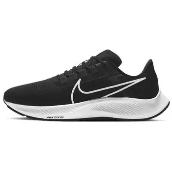 Nike Air Zoom Pegasus 38 Черные белые мужские кроссовки антрацит Volt CW7356-002 45.5