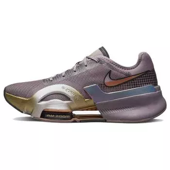 Nike Air Zoom SuperRep 3 Premium Purple Smoke Metallic Copper Женские кроссовки Dark-Smoke-Grey Metallic-Gold DO9382-500 36