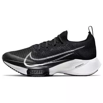 Nike Air Zoom Tempo NEXT% Flyknit Черно-белые женские кроссовки антрацит Pure-Platinum CI9924-003 35.5