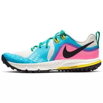 Nike Air Zoom Wildhorse 5 Light Orewood Brown Женские кроссовки Синий Черный Blue-Fury AQ2223-100