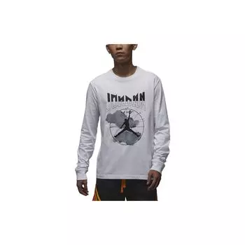Nike Повседневная футболка с длинным рукавом и принтом алфавита, мужские топы, серая FD7005-100 XXXL