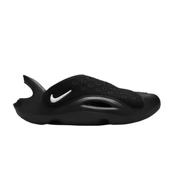 Nike Aqua Swoosh Sandal GS Черные детские кроссовки Антрацитовый белый FV6363-002 32