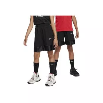 Nike Баскетбольные шорты Dri-FIT Elite 23 Color Block с вышитым логотипом и эластичной талией, детские шорты, черные FD4004-010 M