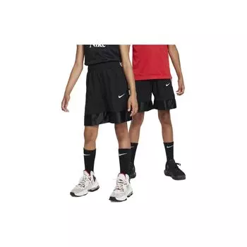 Nike Баскетбольные шорты Dri-FIT Elite 23 Color Block с вышитым логотипом и эластичной талией, детские шорты, черные FD4004-010 XL