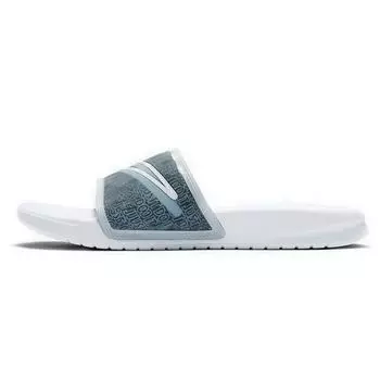 Nike Benassi LX Slide Just Do It — белые черные женские кроссовки Luminous Green BQ5173-100