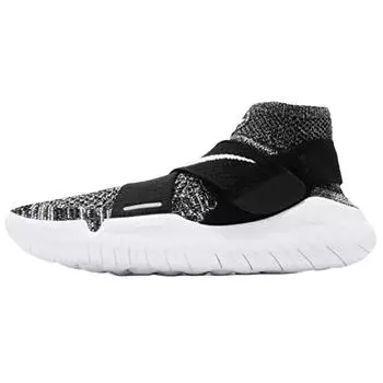 Nike Бесплатные RN Motion FK 2018 черные белые женские кроссовки 942841-001 36.5