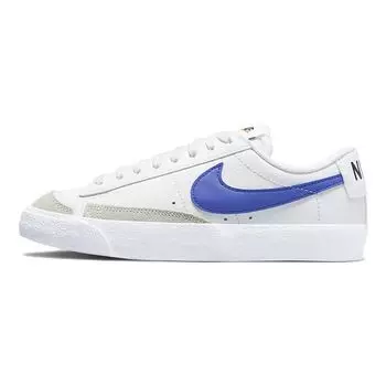 Nike Blazer Low 77 GS White Chlorophyll Medium Blue Детские кроссовки Черные DA4074-109 37.5