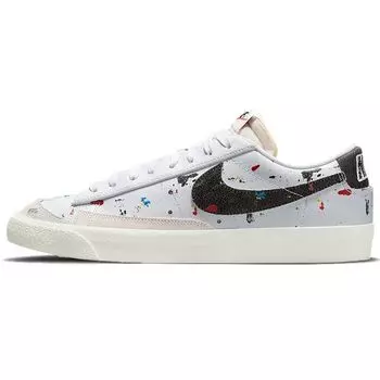 Nike Blazer Low 77 Paint Splatter мужские кроссовки Белый Парус Черный DJ1517-100 42