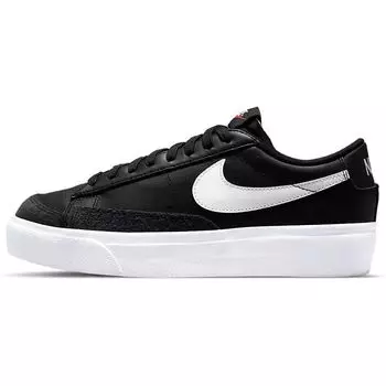 Nike Blazer Low Platform Черно-белые женские кроссовки Black DJ0292-001 38.5