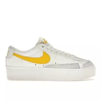 Nike Blazer Low Platform Sail Vivid Sulphur Женские кроссовки кремового цвета бледно-слоновой кости DJ0292-111 38
