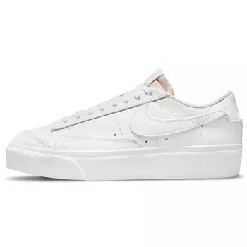 Nike Blazer Low Platform Triple White Женские кроссовки черные DJ0292-100 38