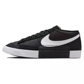 Nike Blazer Low Pro Club черные белые мужские кроссовки антрацит FJ3694-001 40