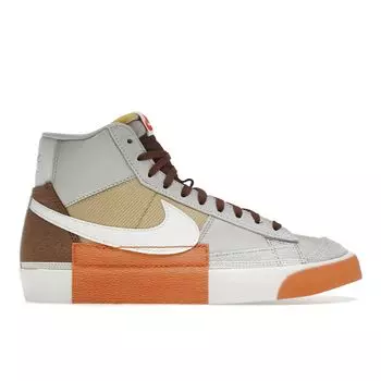 Nike Blazer Mid 77 Pro Club Remastered — мужские кроссовки с пеканом кремового цвета Light-Bone Sesame DQ7673-001 41